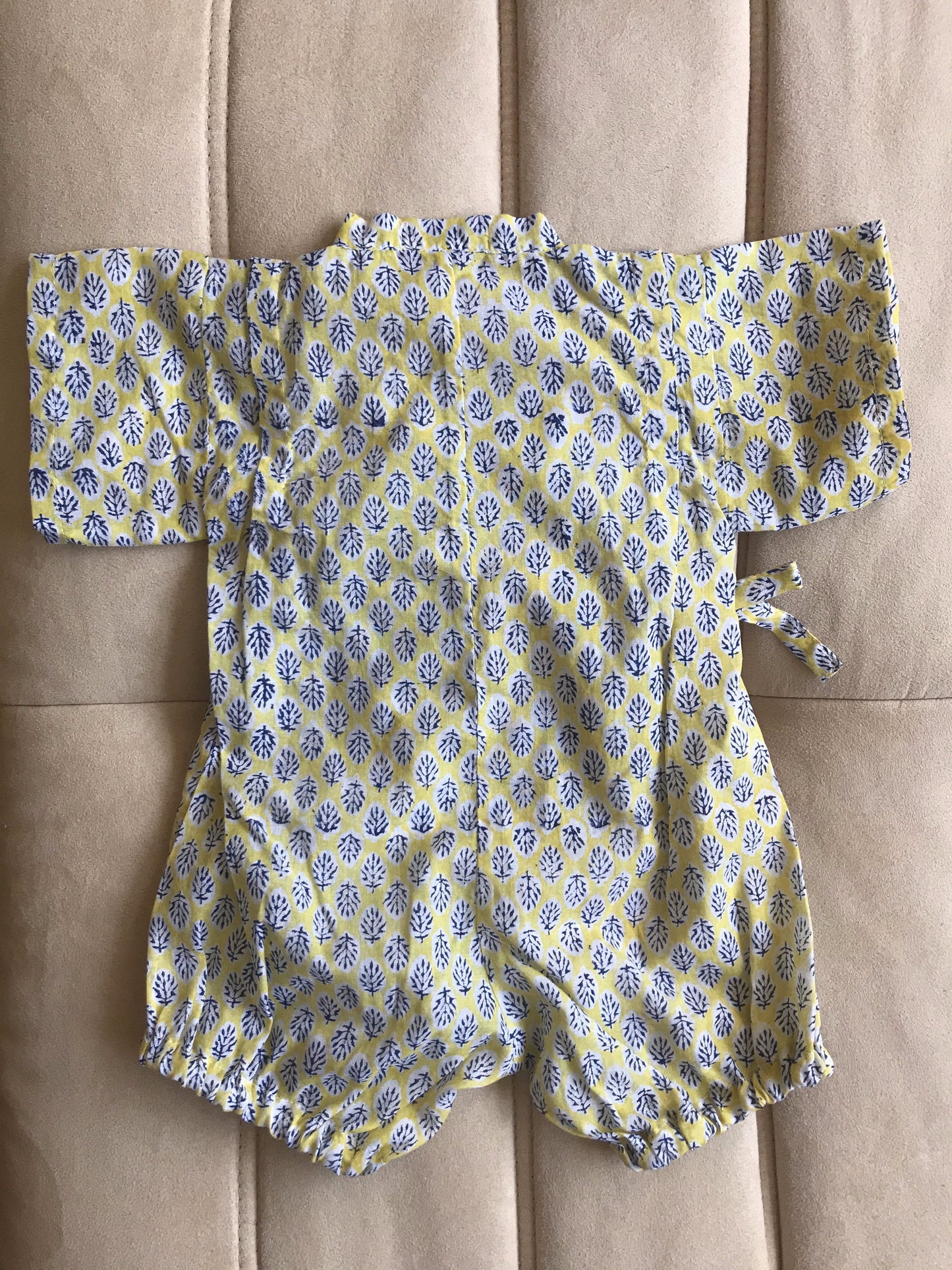 Aomamé - Arles cotton Baby romper