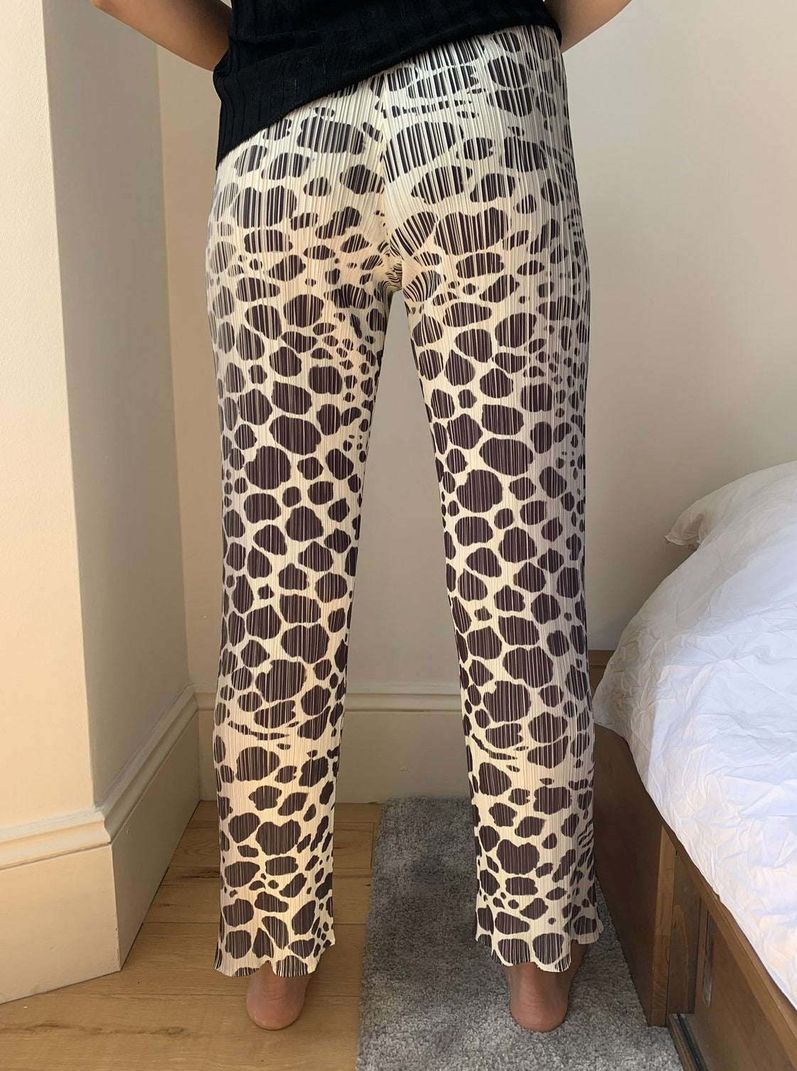 Vintage - Issey Miyake Pleats Please monochrome trousers