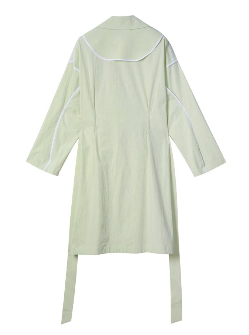 NEUL - Pistachio Reverse Trench Coat (S/M)
