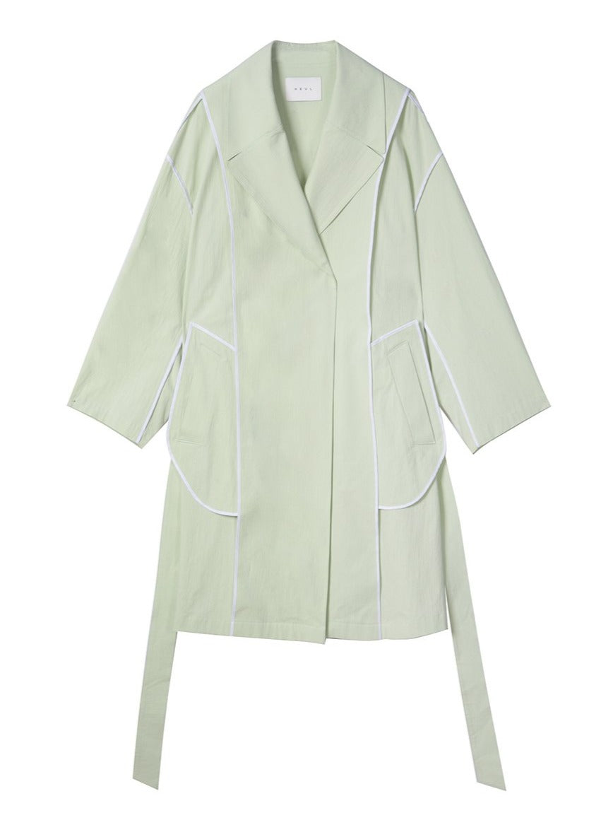 NEUL - Pistachio Reverse Trench Coat (S/M)