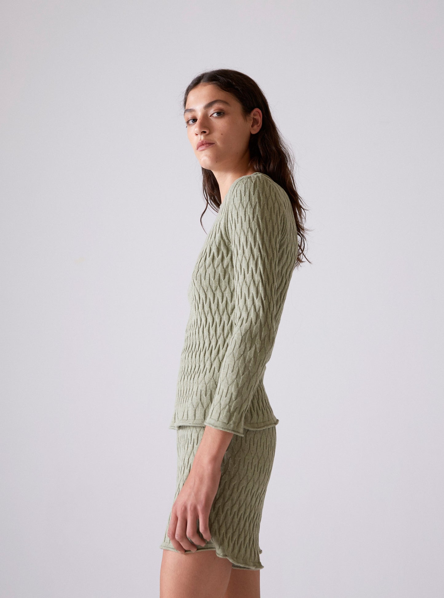Diarte - Orzola shorts sage