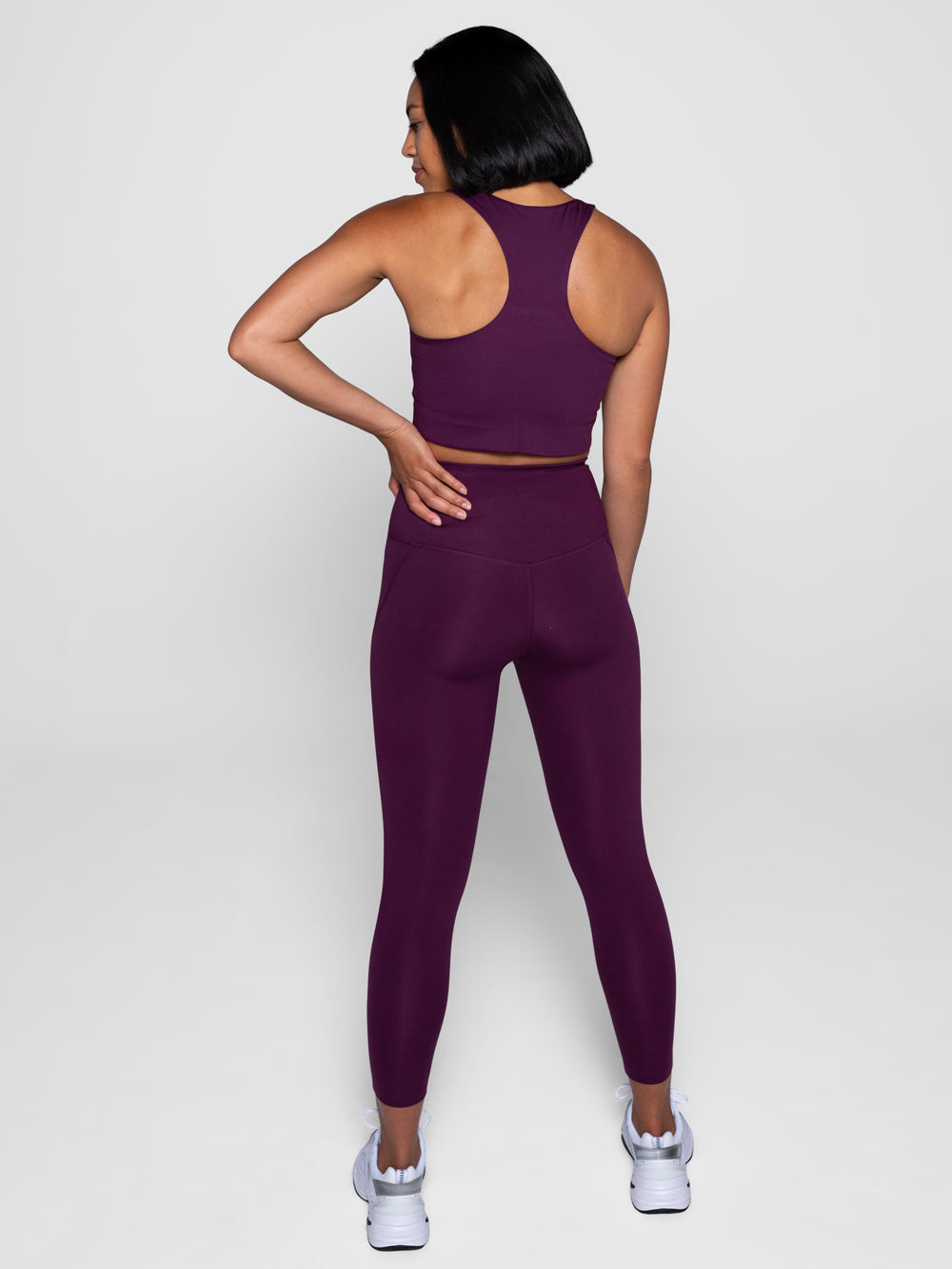 GIRLFRIEND COLLECTIVE high-waisted leggings - Plum XSmall