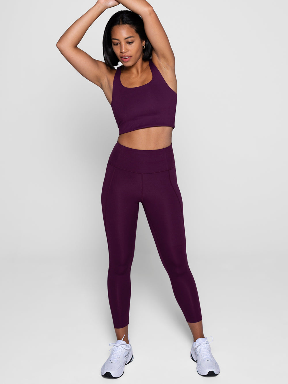 GIRLFRIEND COLLECTIVE high-waisted leggings - Plum XSmall