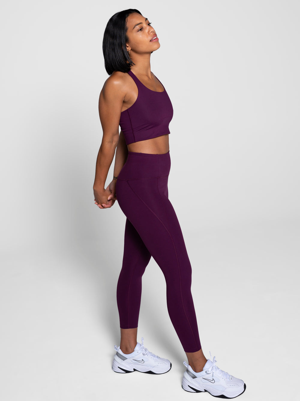 GIRLFRIEND COLLECTIVE high-waisted leggings - Plum XSmall
