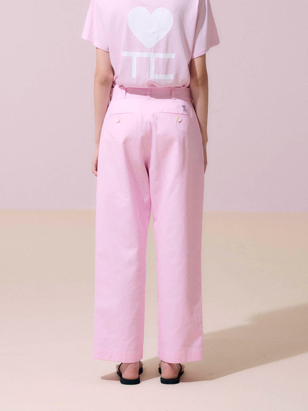 NEUL - Lubdub Chinos Bubblegum (size 1 - XSMALL)