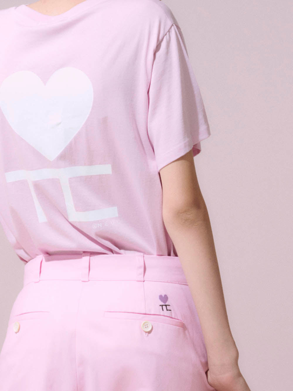 NEUL - Lubdub Chinos Bubblegum (size 1 - XSMALL)