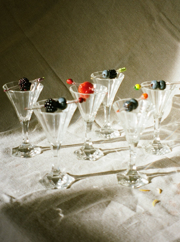Sandralexandra - Murano glass cocktail sticks