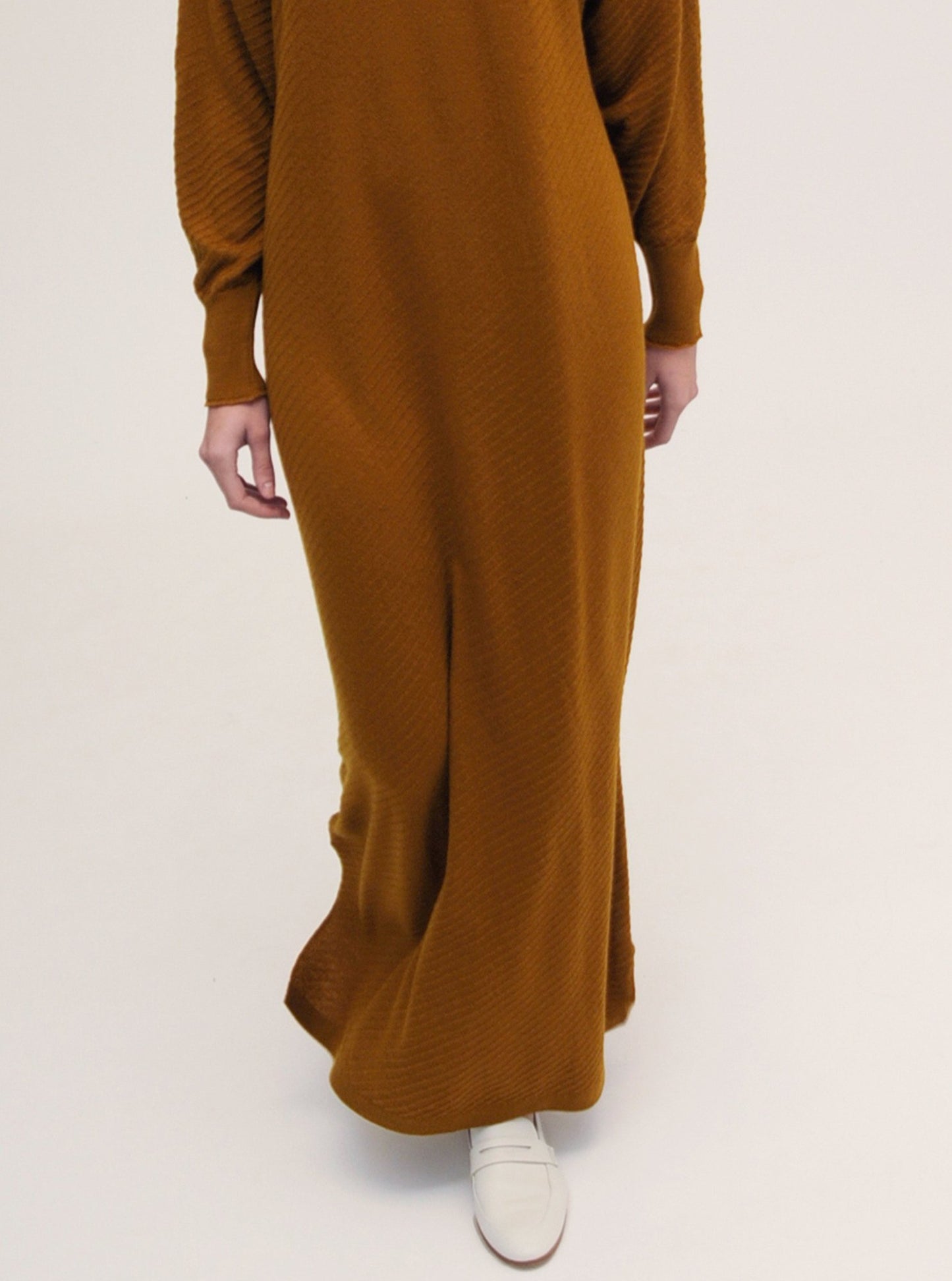 Diarte - Olaya Merino knit dress ochre