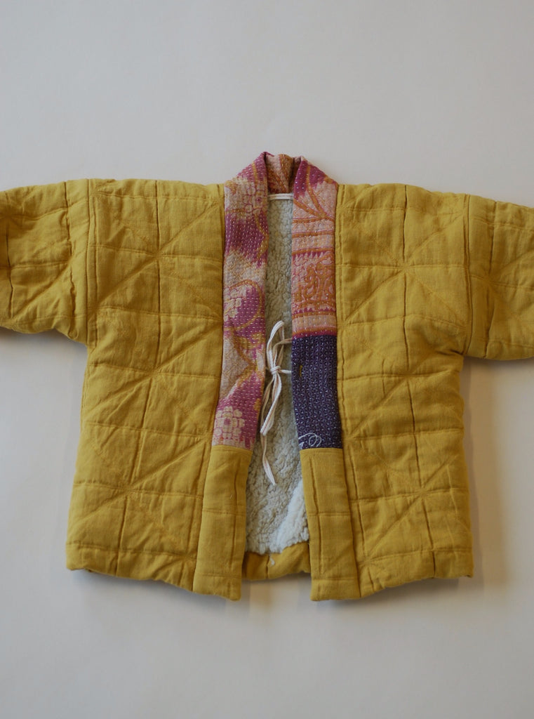 Aomamé - Children's winter haori jacket Kiku