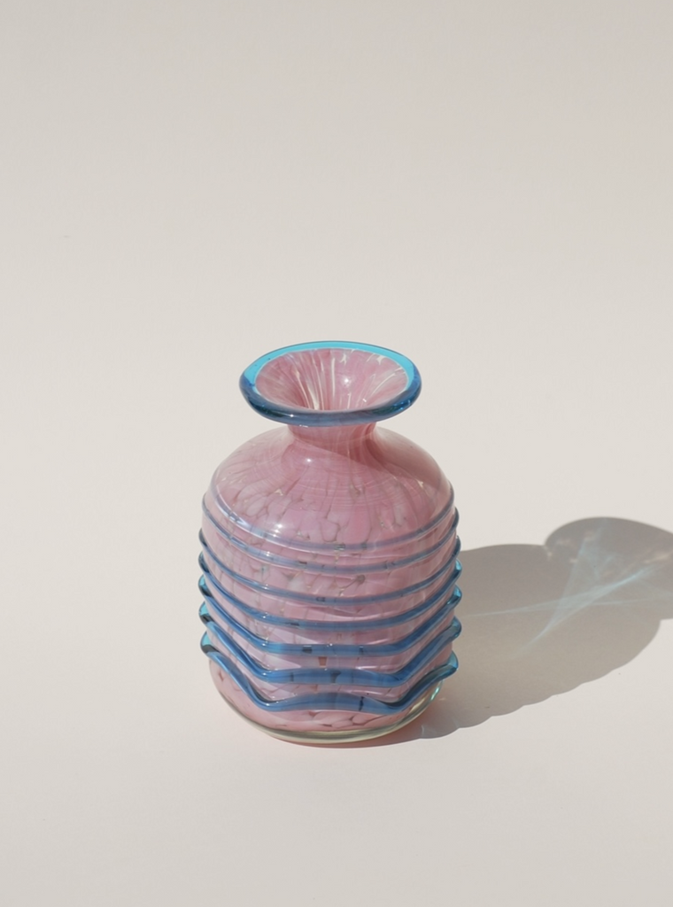 Mdina Mottled Pink Vase