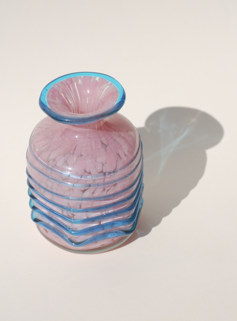 Mdina Mottled Pink Vase