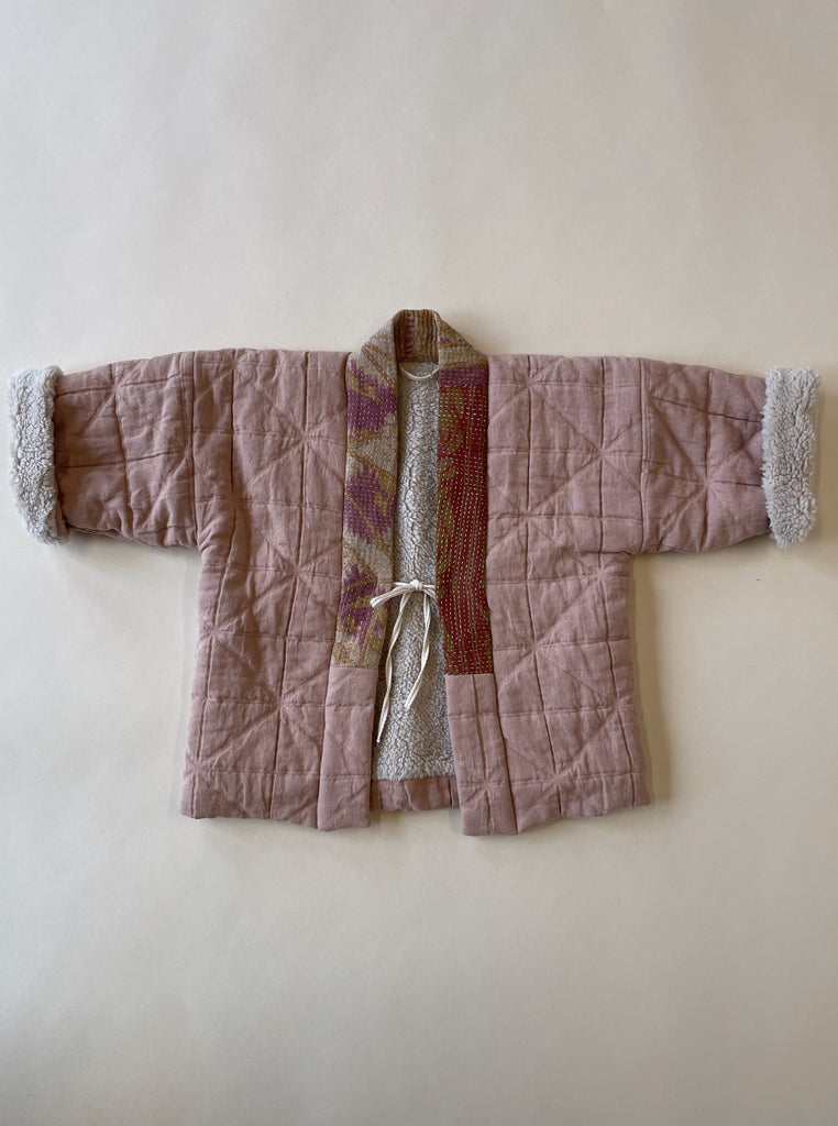 Aomamé - Children's winter haori jacket Sakura