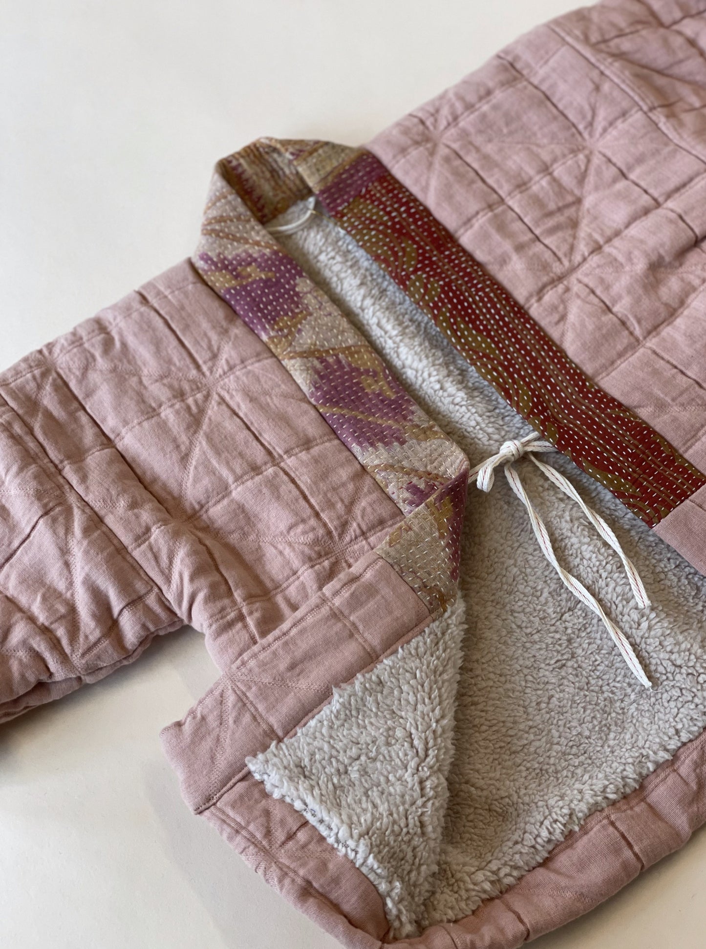 Aomamé - Children's winter haori jacket Sakura