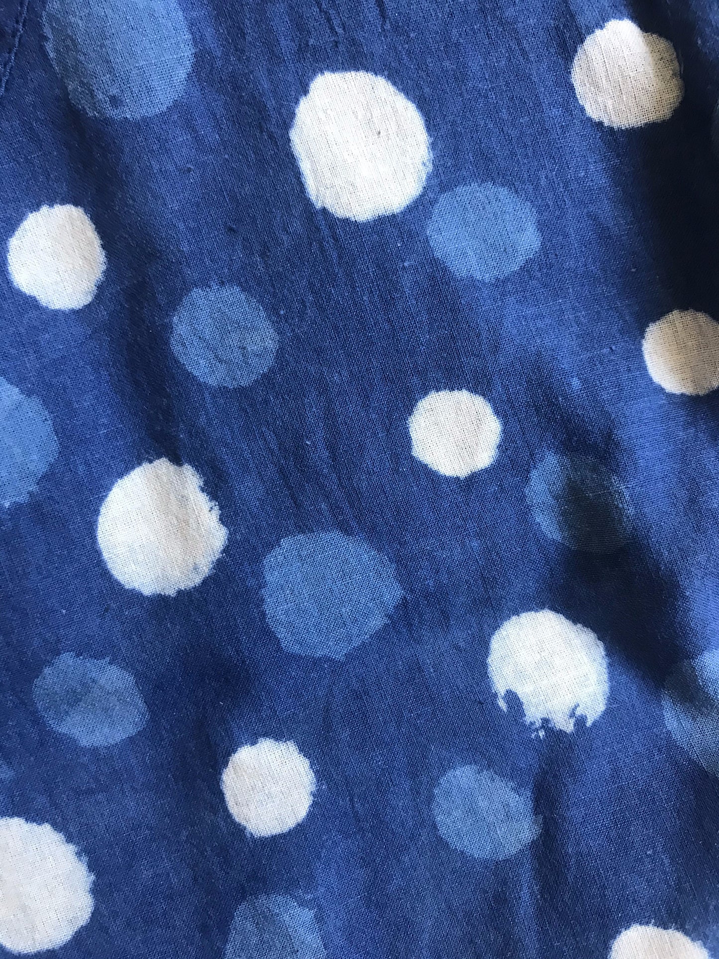 Aomamé - Arare indigo cotton Baby romper