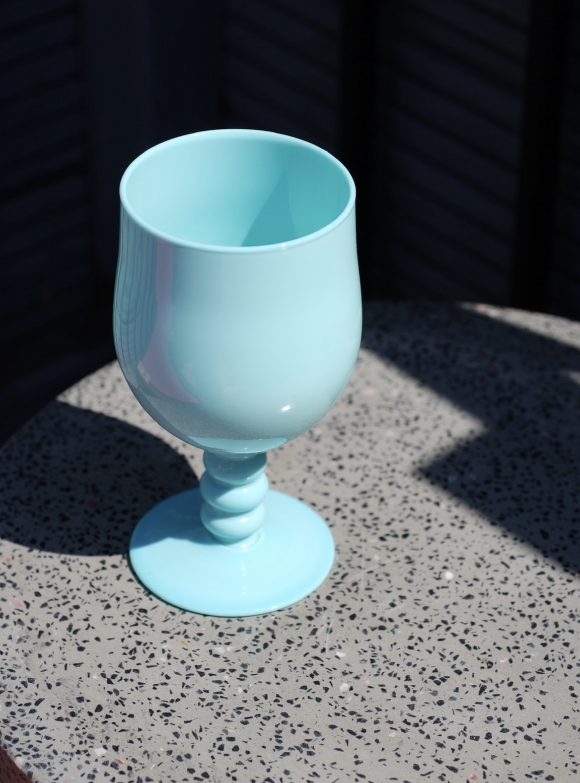 Baby blue opaline chalice