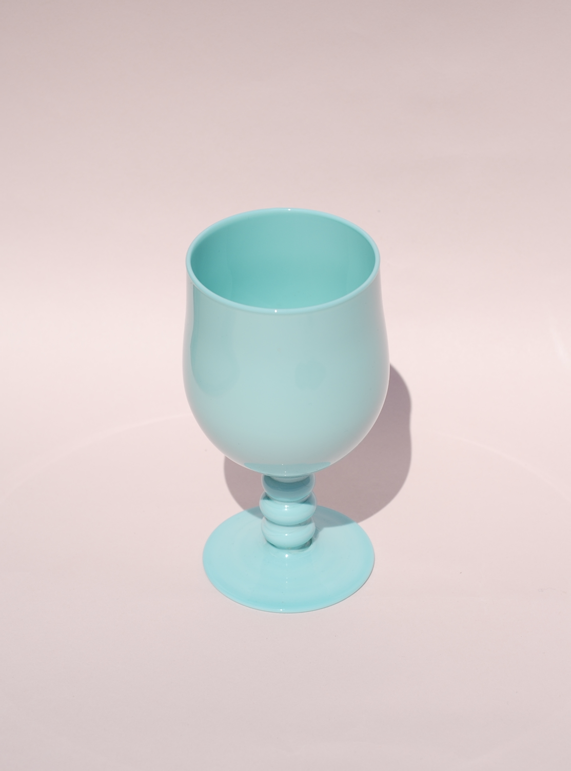 Baby blue opaline chalice