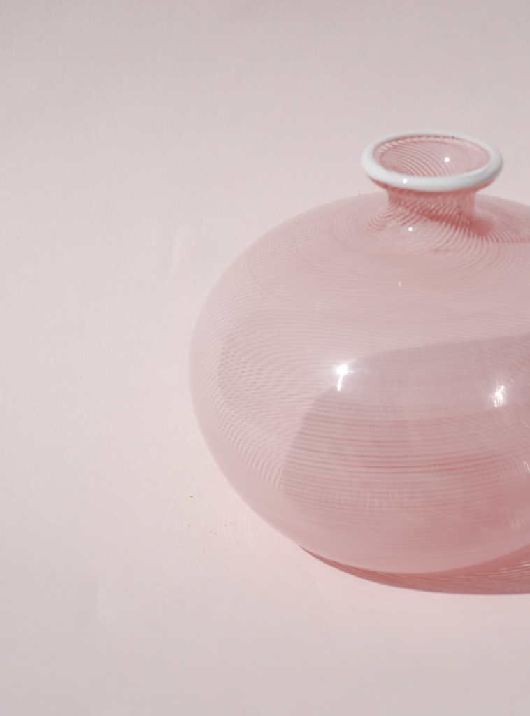 Murano Filigrana Pink vase