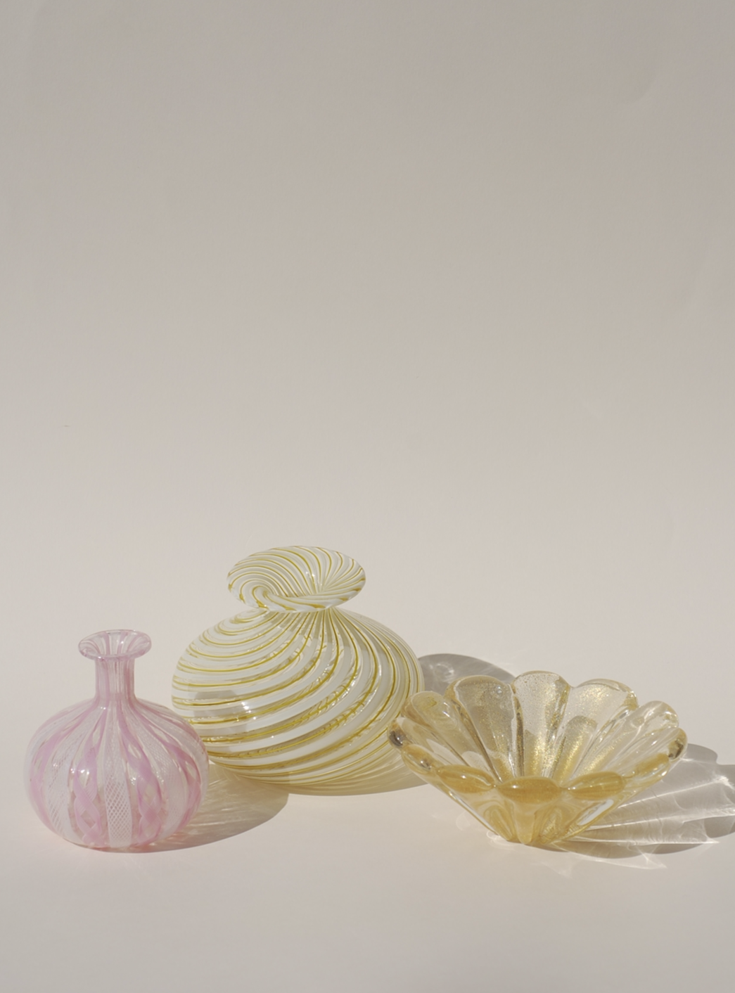 Murano Zanfirico Pink mini vase