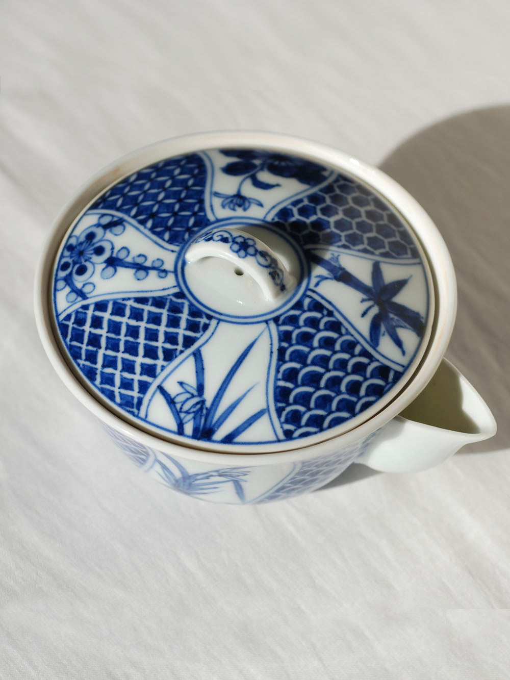 Antique Japanese pottery tea set