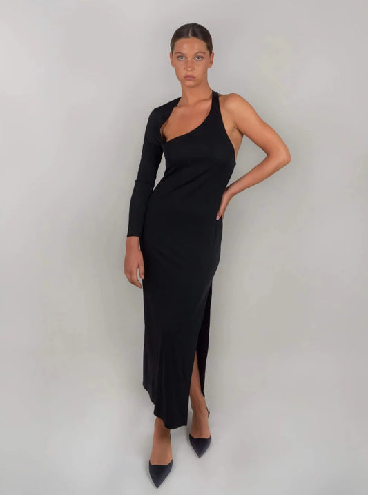 Laagam - Cosmopolitan jersey cutout dress