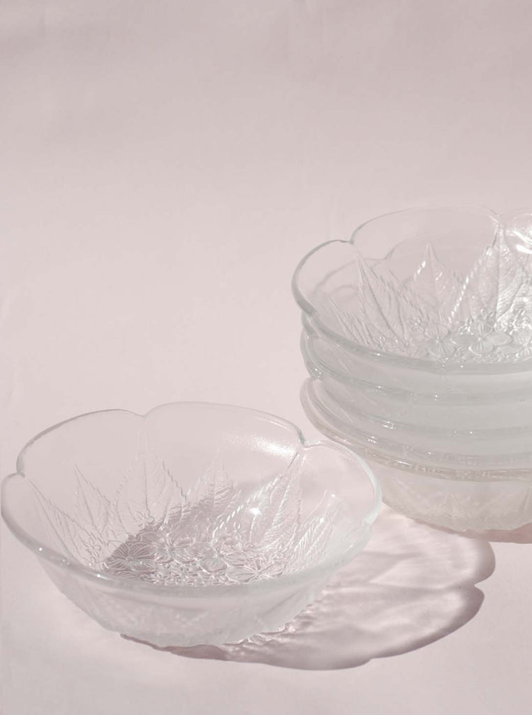 Hoya crystal dessert bowls