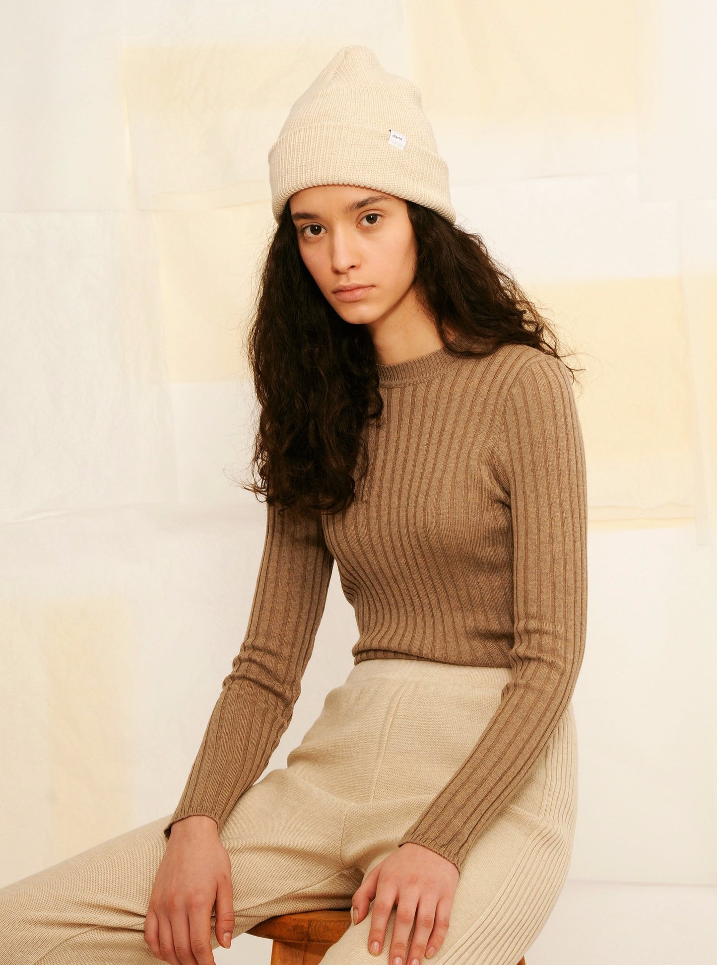 Diarte - Perfect Beanie in ivory