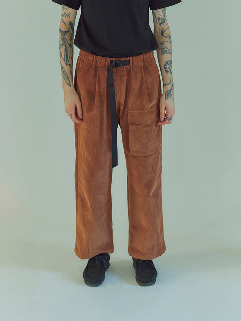 NEUL - Unisex corduroy belted trousers (size1-S/M)