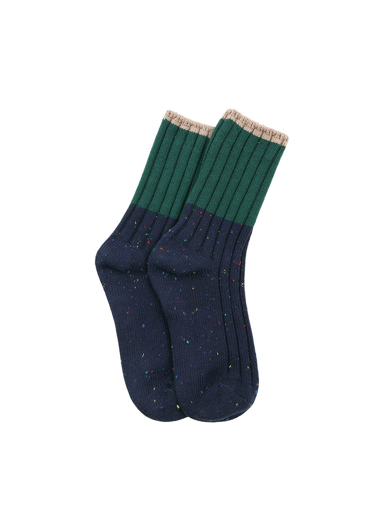 NEUL - Bicolor socks navy