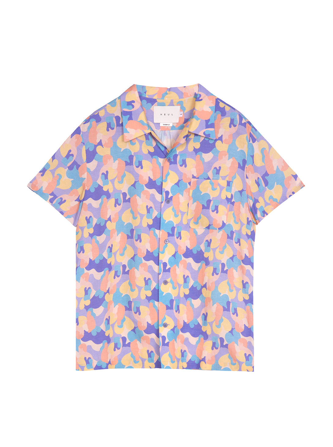 NEUL - Love camo print shirt lilac