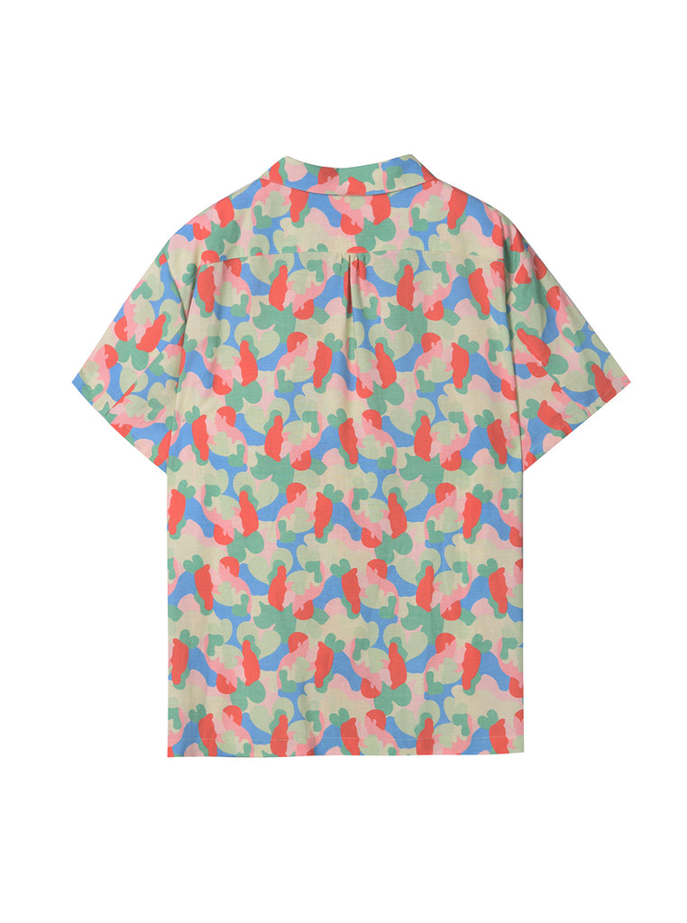NEUL - Unisex camouflage print shirt SMALL