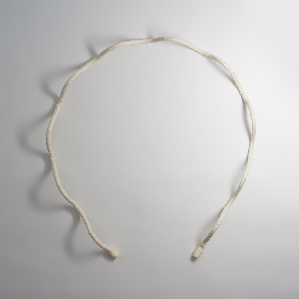 Scho - Cotton wave headband ivory